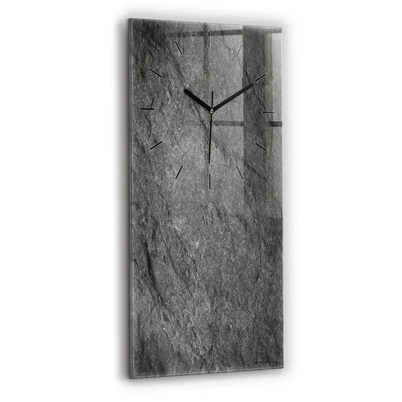 Preț redus Ceas din sticlă dreptunghiular vertical Roca vulcanica