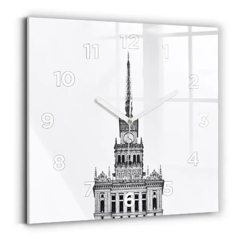 Plată sigură Ceas din sticlă pătrat Palatul Culturii și Științei