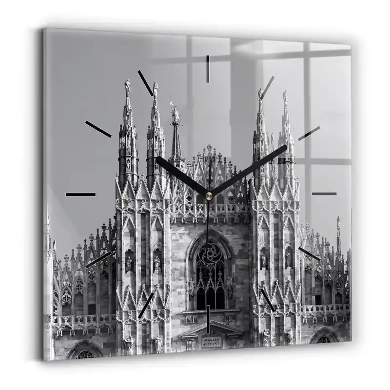 Ceas din sticlă pătrat Catedrala Duomo di Milano Ieftin