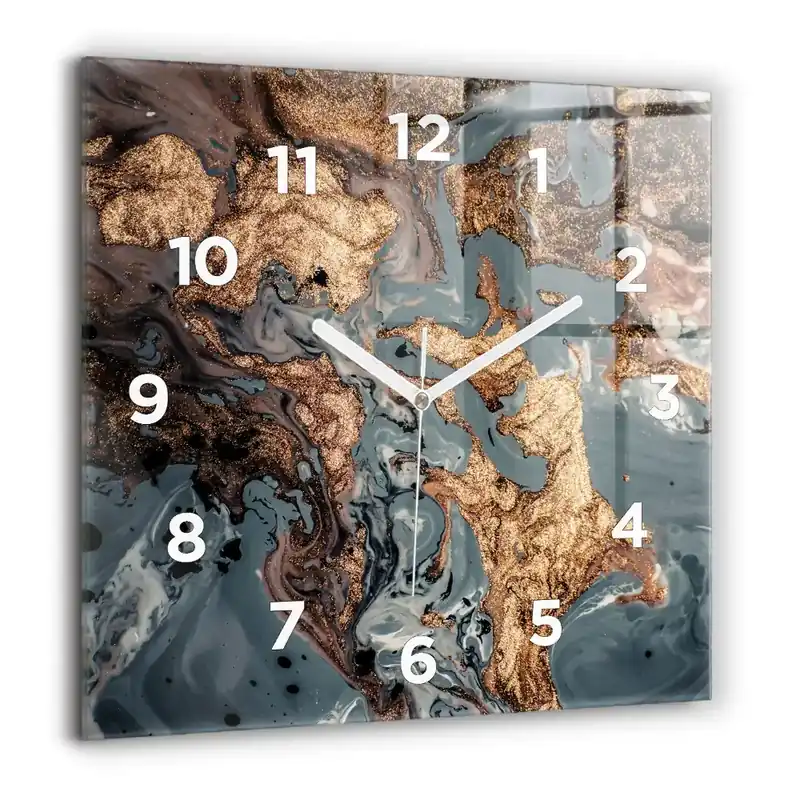 Nu rata Ceas din sticlă pătrat Mingi de abstractie