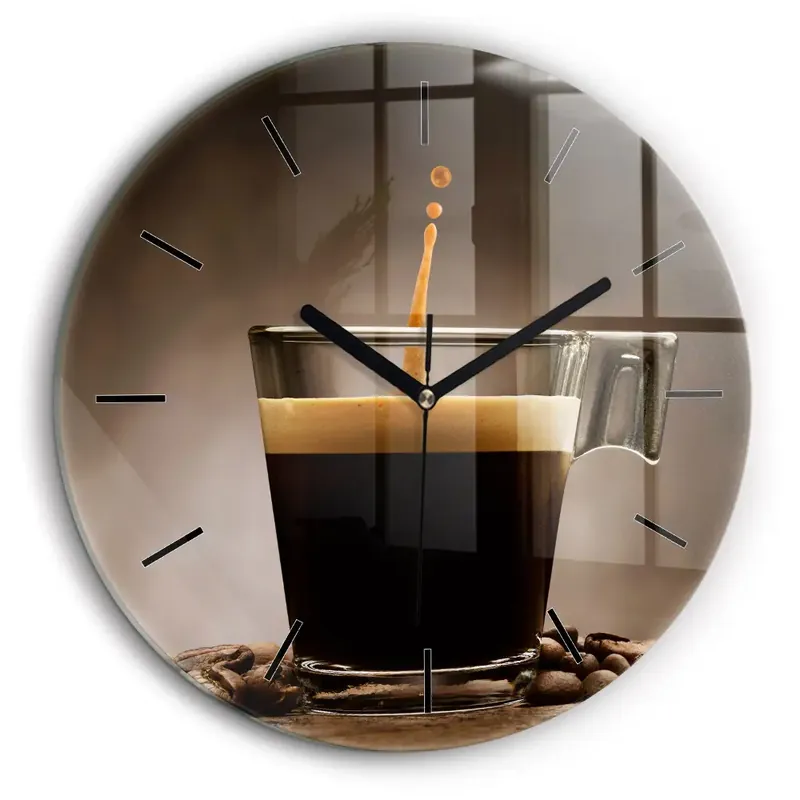 Bestseller Ceas din sticlă rotund ceașcă de cafea