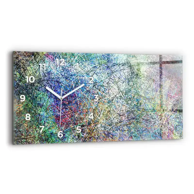 Reducere Ceas din sticlă orizontale Abstracția - Emoții