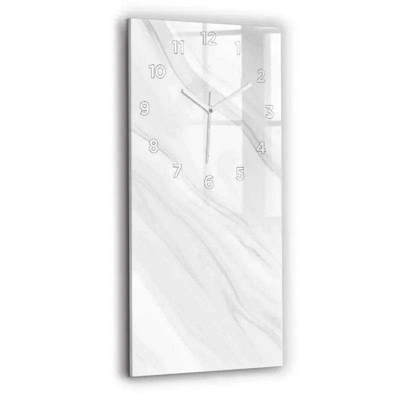 Ceas vertical de perete din sticlă Marmură Decorativă Super ofertă