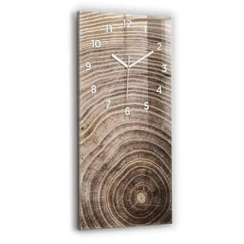 Ceas de sticlă pe perete vertical Trunchi De Copac Cel mai vândut