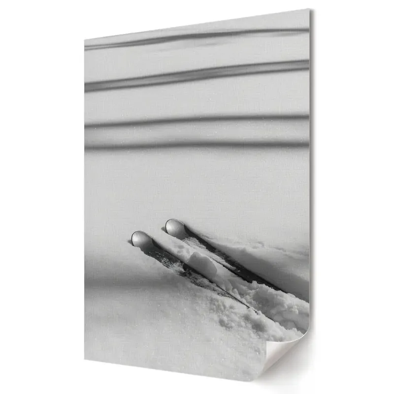 Tablou canvas Liniște de iarnă pe pârtia de schi Mai ieftin