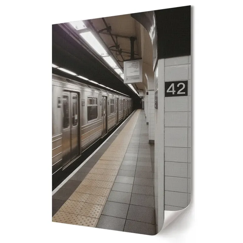 Preț redus Poster decorativ Farmecul stației de metrou din oraș