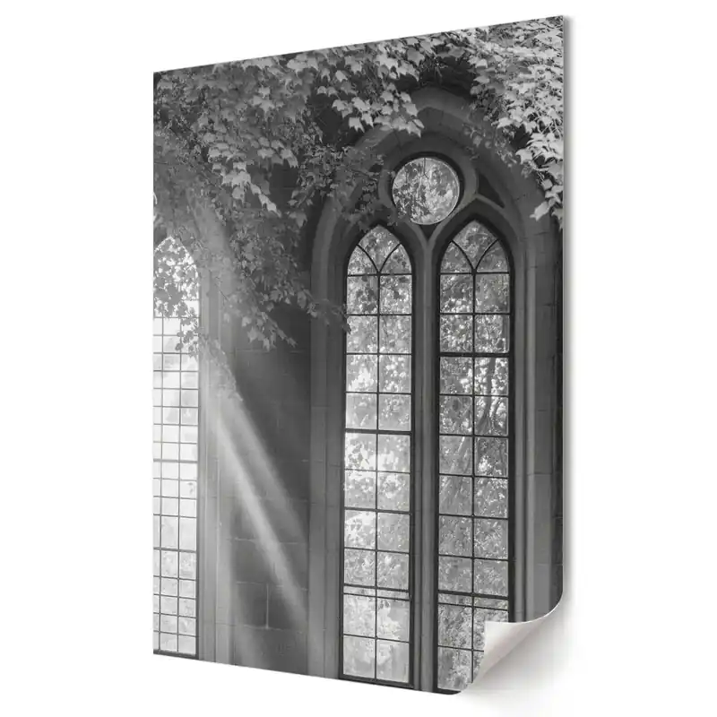 Poster decorativ Lumină care trece prin ferestrele vechi Retur gratuit