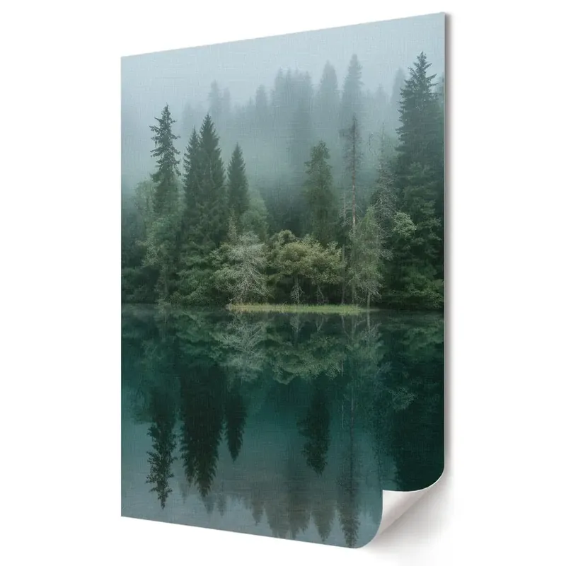 Reducere specială Poster decorativ Seninătatea Naturii Păduri și Reflecții