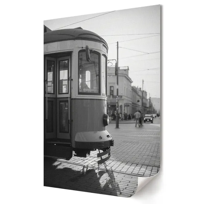 Tablou canvas cu tramvai istoric în Orașul Vechi Cumpără acum