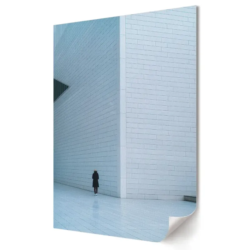 Tablou canvas Grafică murală - Singurătatea în arhitectura modernă Preferatul clienților