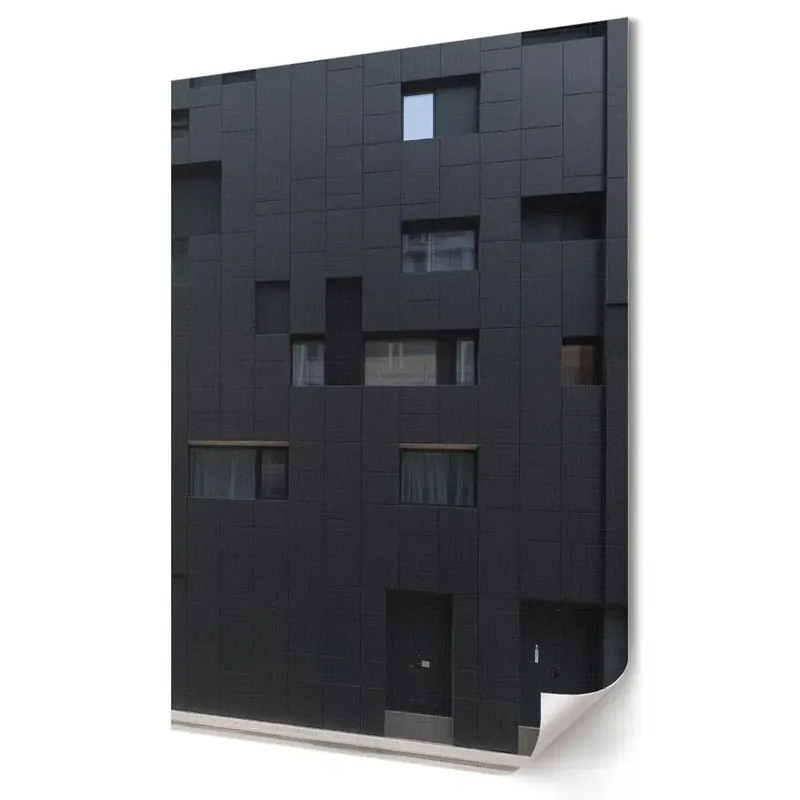 Ofertă de sezon Tablou canvas cu arhitectură modernă în nuanțe de negru