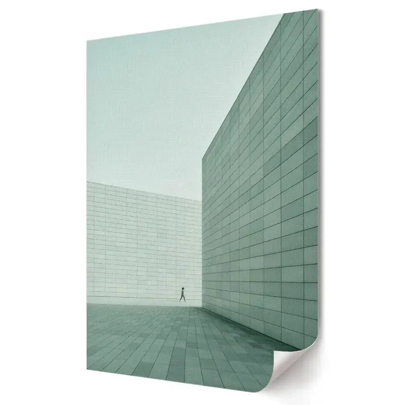 Chilipir Poster de perete Singurătatea în spațiul geometric