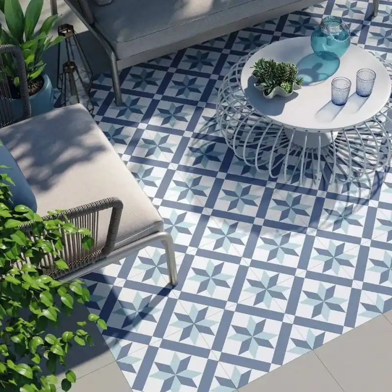 Gresie/Faianta Realonda Hanoi Star Blue 33x33 Plată sigură