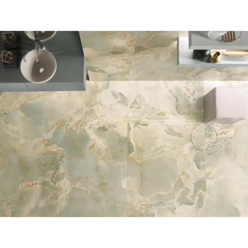 Promoție Gresie / Faianta Onice Reale Smeraldo 60x120 cm - Tagina 10mm