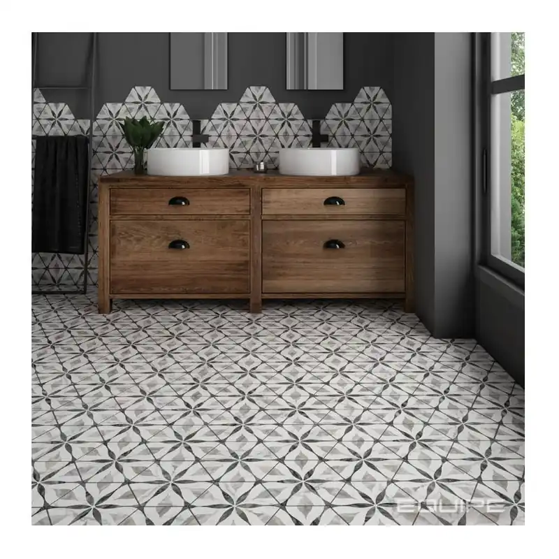 Gresie / Faianta Equipe Bardiglio Hexagon Flower 17,5x20 cm Cel mai vândut