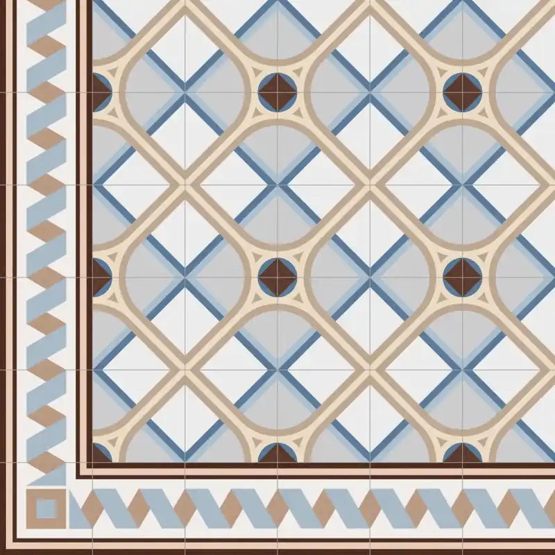 Gresie/Faianta Vives 1900 Florentina Celeste Mat 20x20 Reducere