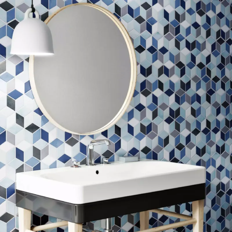 Chilipir Gresie/Faianta Realonda Rhombus Blue 26,5x51
