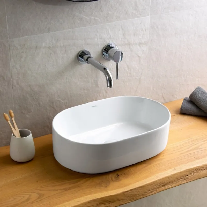 Lavoar pe blat Karag LT3281 46x31cm, alb Livrare rapidă