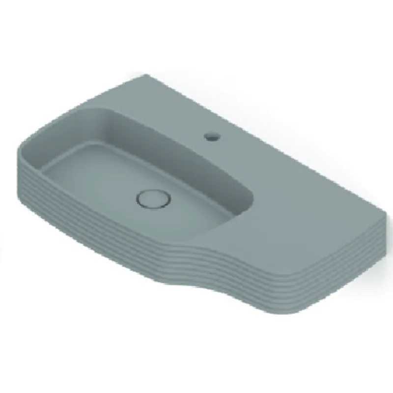 Lavoar pe perete Eto Ceramiche Ub, 85x48 cm, cenere mat Vezi acum