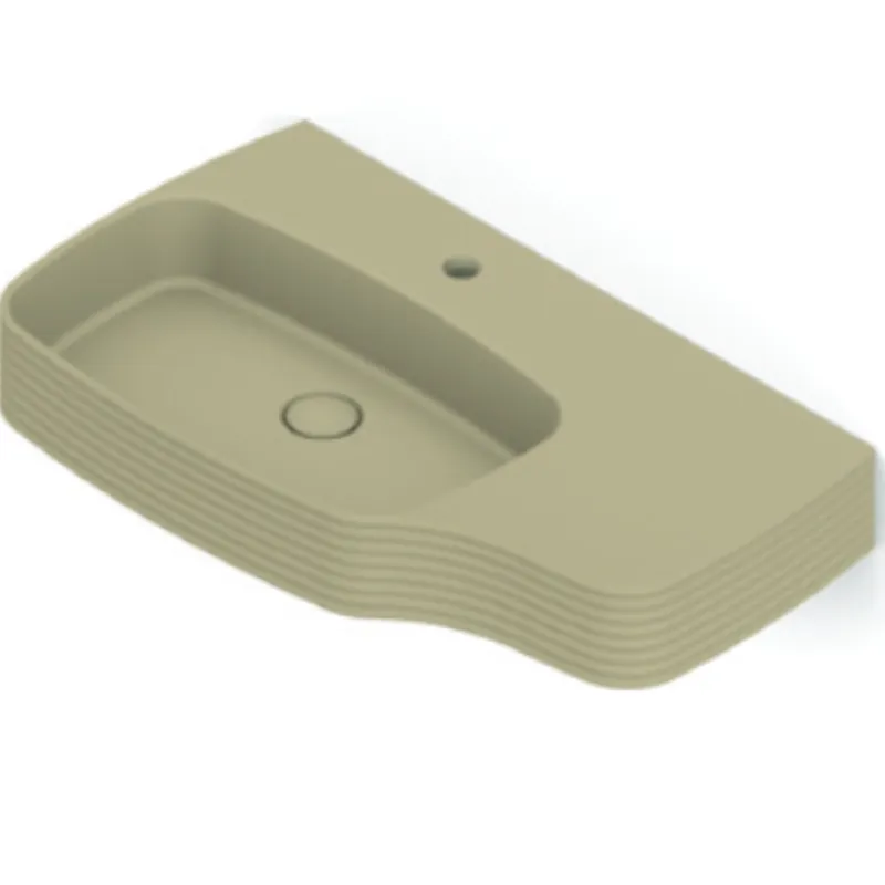Lavoar pe perete Eto Ceramiche Ub, 85x48 cm, sabbia mat Noutate