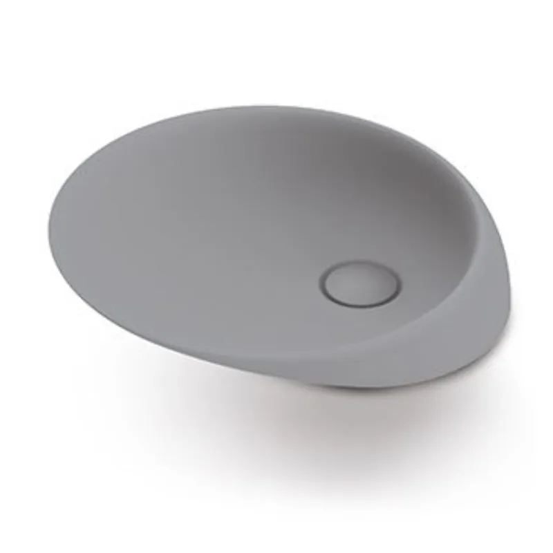 Preț promoțional Lavoar pe blat Eto Ceramiche Biis 45x52 cm, cenere mat