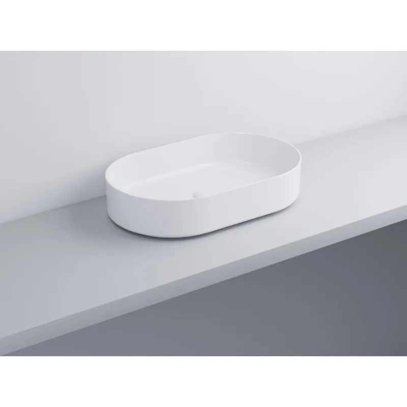 Lavoar pe blat Cielo Shui Comfort White 60x38 cm Ultima șansă