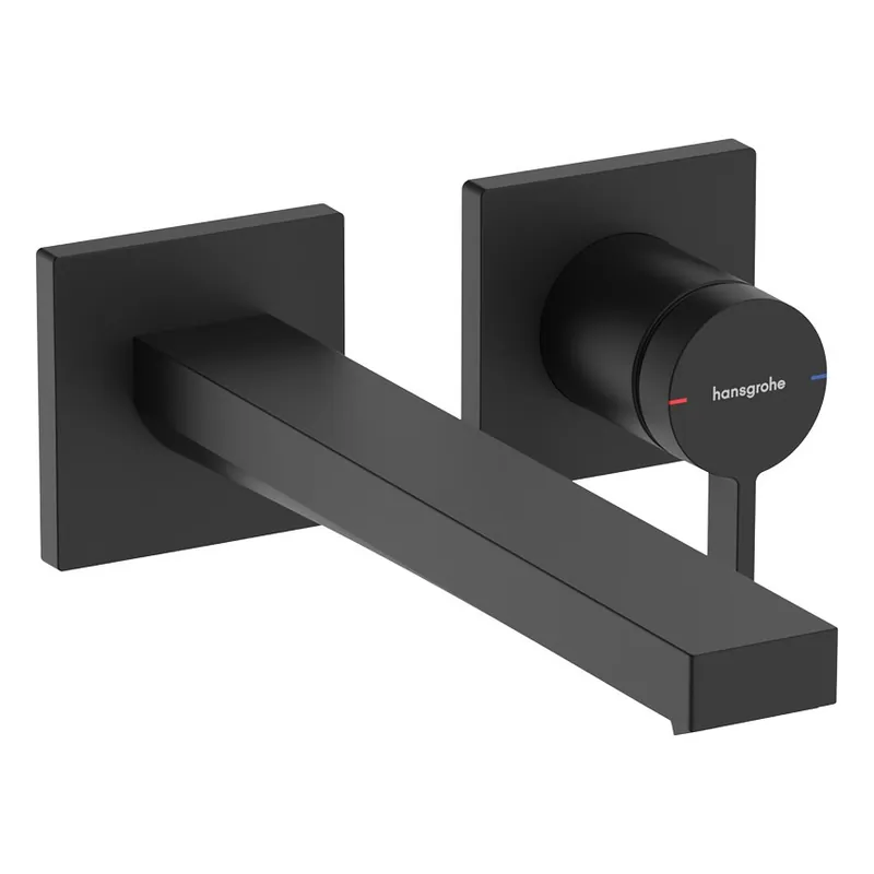 Baterie incastrata lavoar Hansgrohe Tecturis E, negru mat Cel mai bun preț