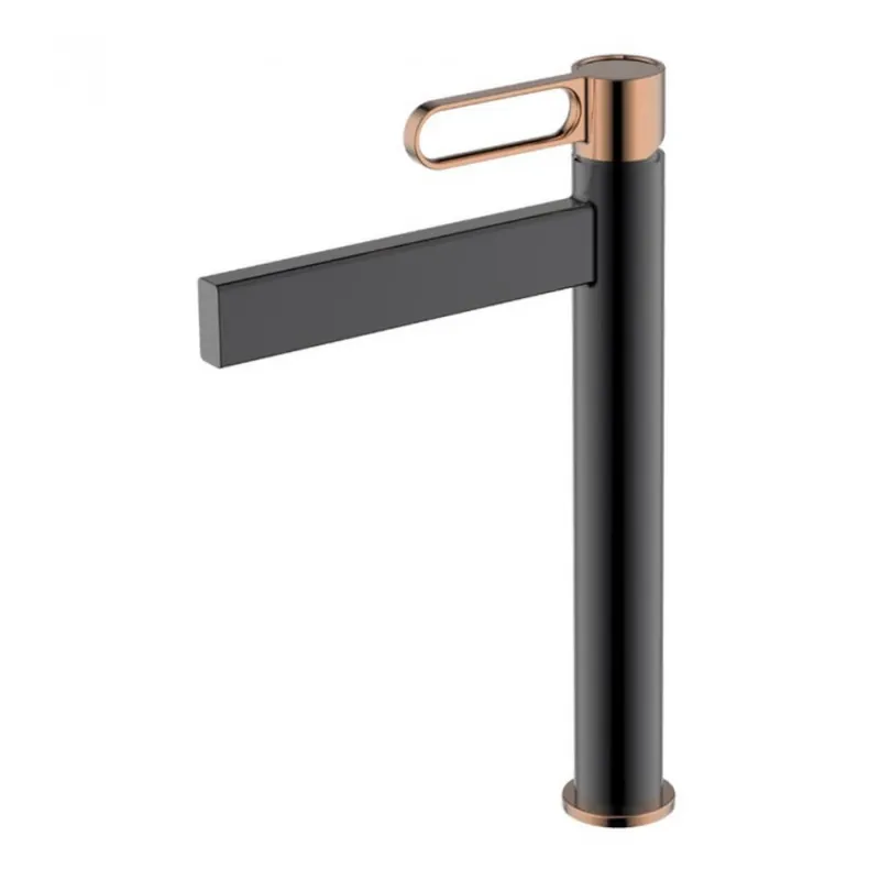 Baterie inalta lavoar Wellis Umbra, negru Discount