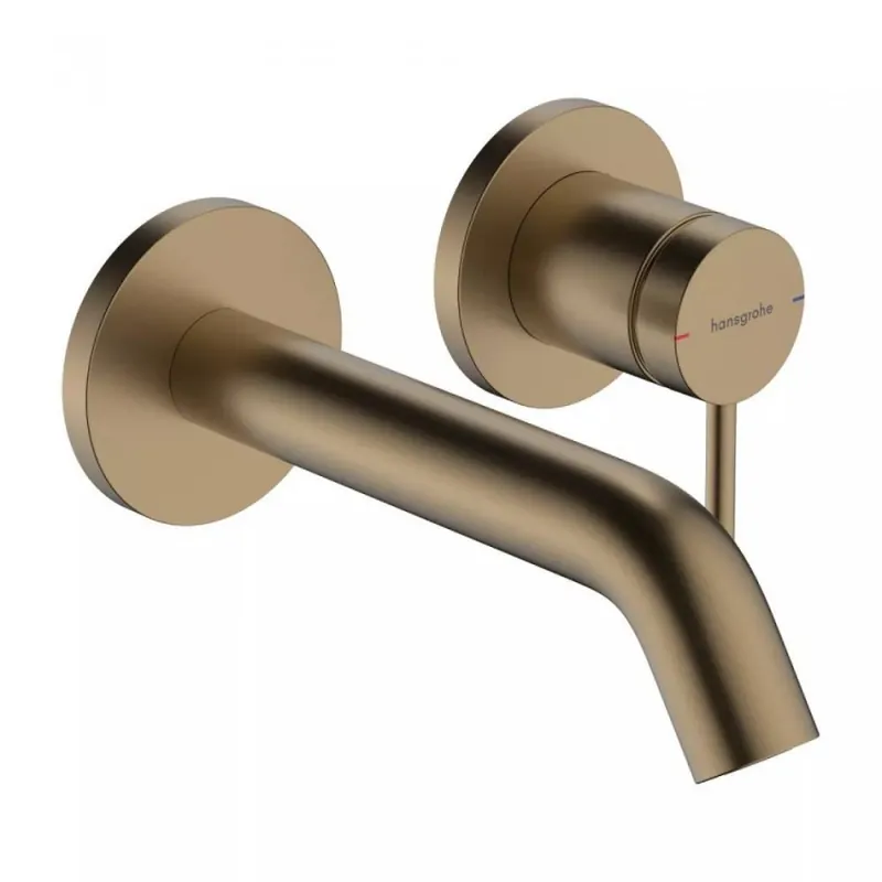 Ofertă specială Baterie lavoar Hansgrohe Tecturis S incastrata, pipa 175 mm, bronz periat