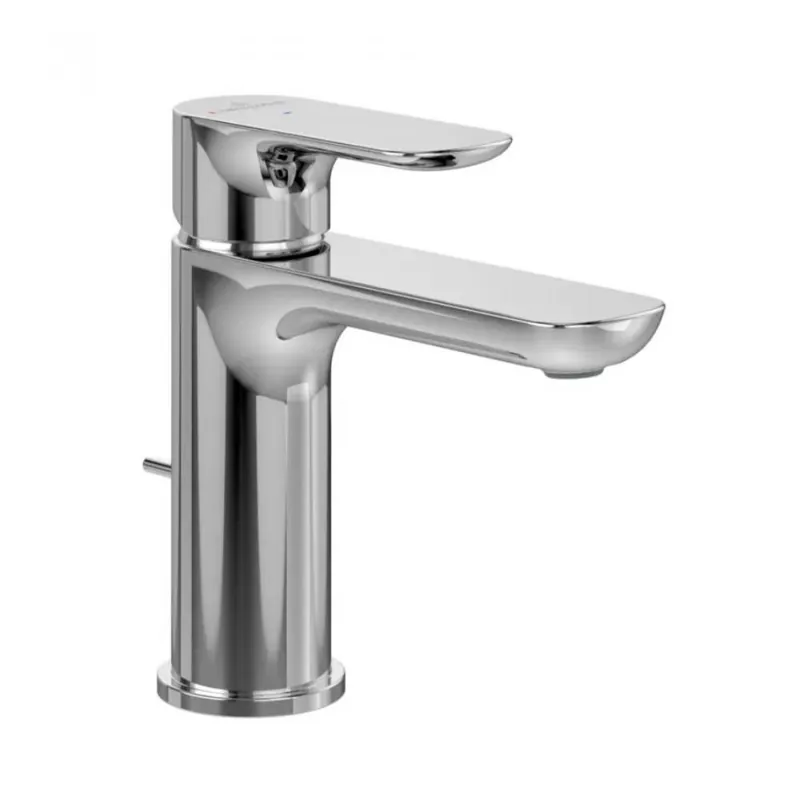 Nu rata Baterie lavoar Villeroy & Boch O.Novo, cu ventil, crom