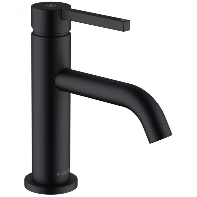 Baterie lavoar Kludi Nova Fonte Pura 75 DN 15, negru mat Ofertă specială