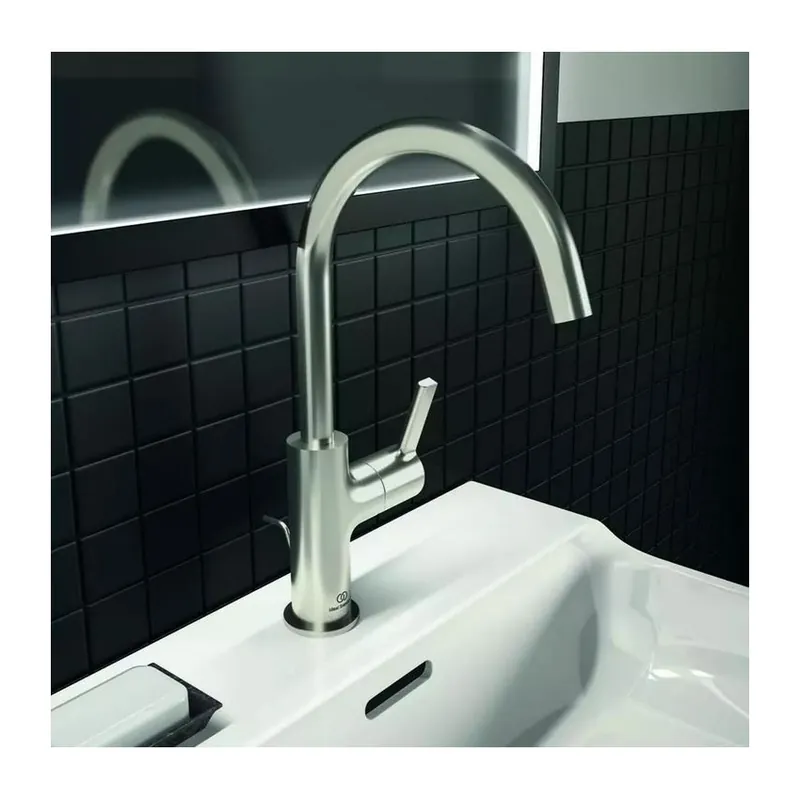 Noutate Baterie lavoar inalta Ideal Standard Joy, silver storm, cu ventil