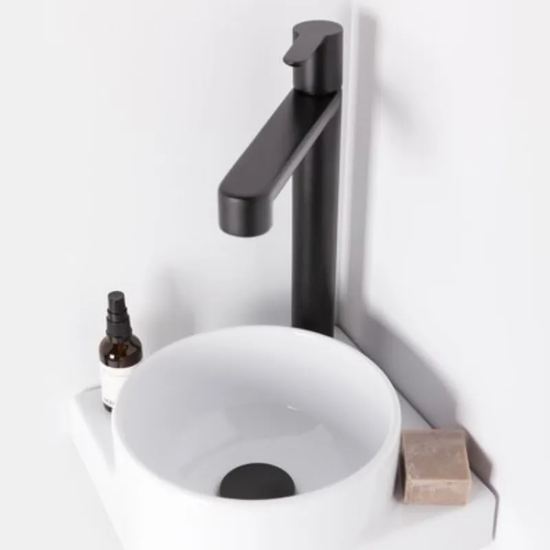Baterie lavoar Ravak Puri, 320 mm, negru mat Reducere