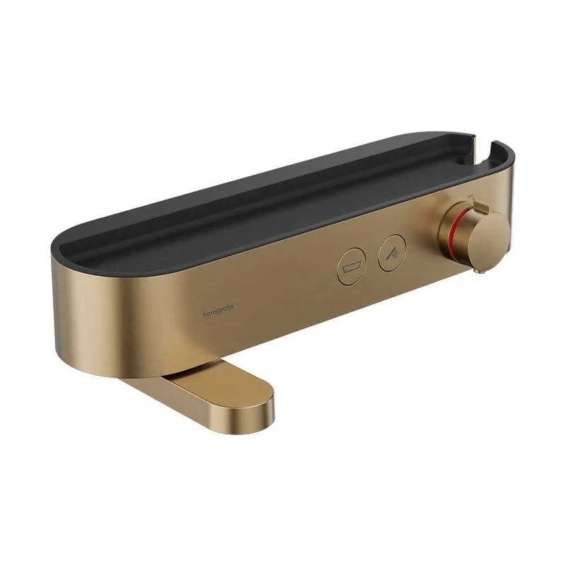 Baterie cada/dus termostatata Hansgrohe ShowerTablet Select 400, bronz periat Ofertă limitată