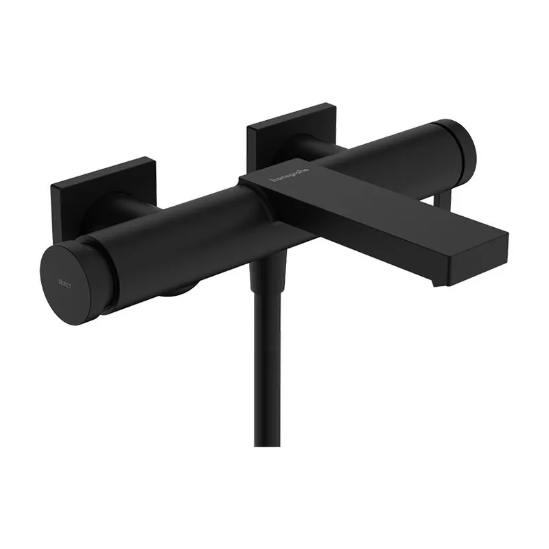 Baterie cada / dus Hansgrohe Tecturis E, negru mat Cumpără acum