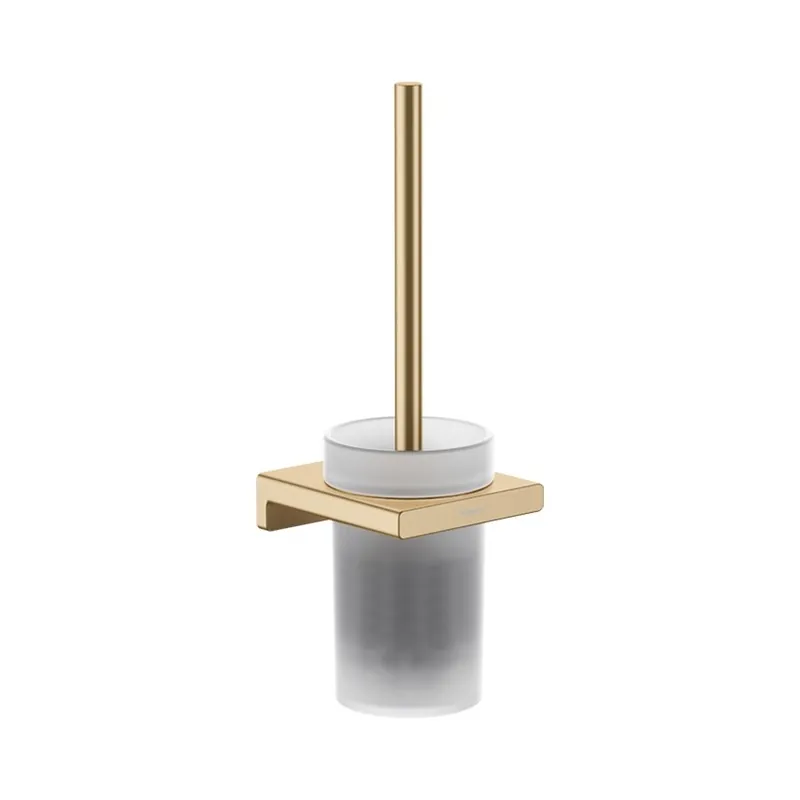 Suport cu perie wc Hansgrohe AddStoris, bronz periat Livrare rapidă
