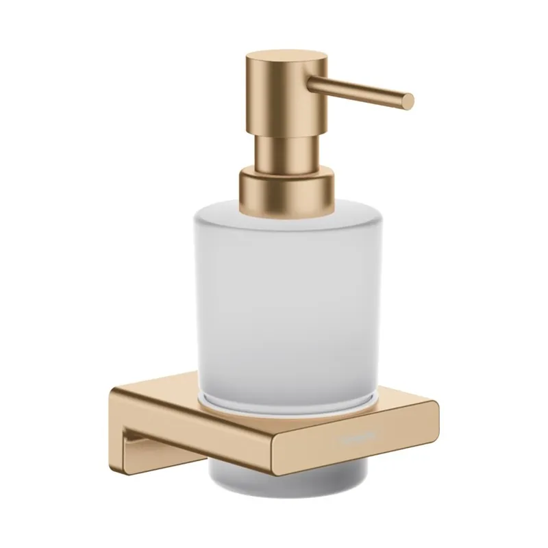 Plată securizată Dozator sapun lichid Hansgrohe AddStoris, bronz periat
