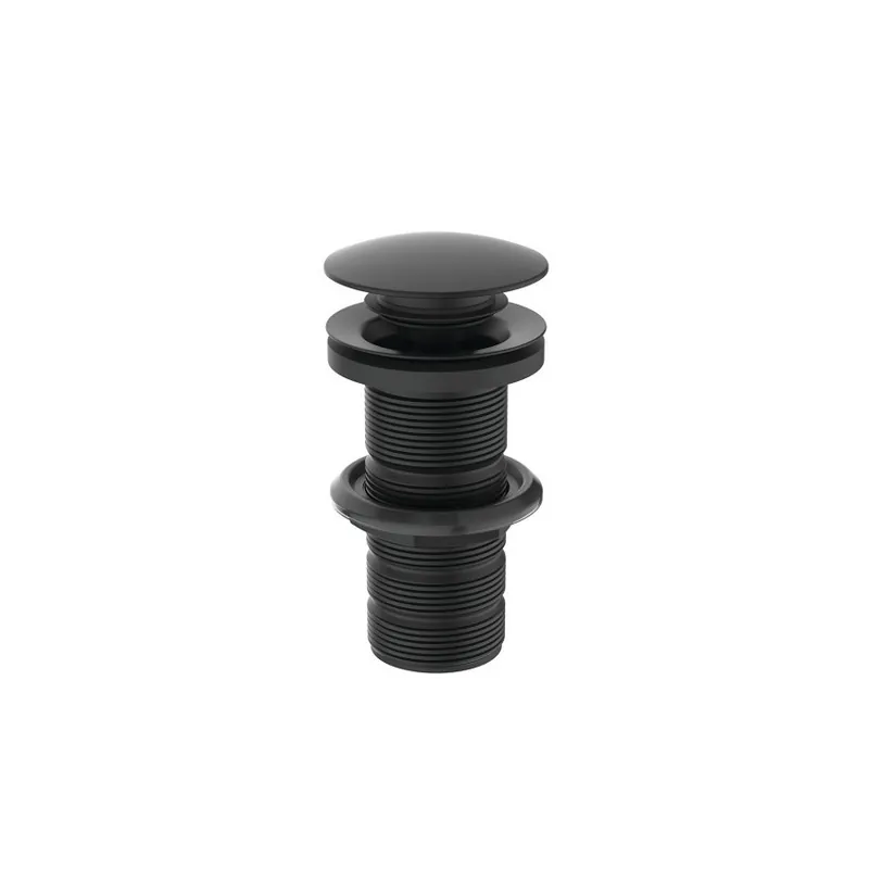 Ventil Ideal Standard click-clack pentru lavoar fara preaplin, negru mat Preț mic