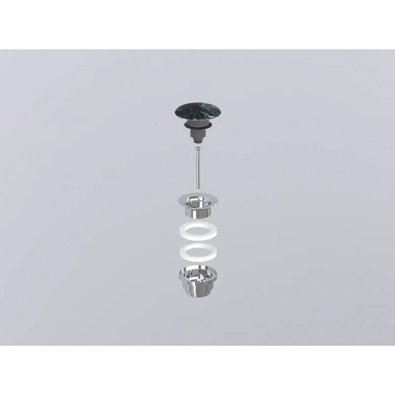 Vezi acum Ventil CIELO Click Clack Chrome Cu Capac Ceramic Le Pietre