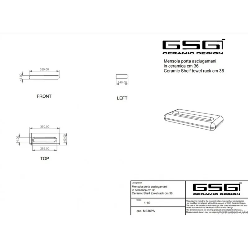 Livrare rapidă Portprosoape GSG Touch,alb