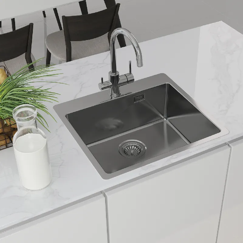 Chiuveta bucatarie Deante Olfato din inox 55 x 50,5 Preferatul clienților