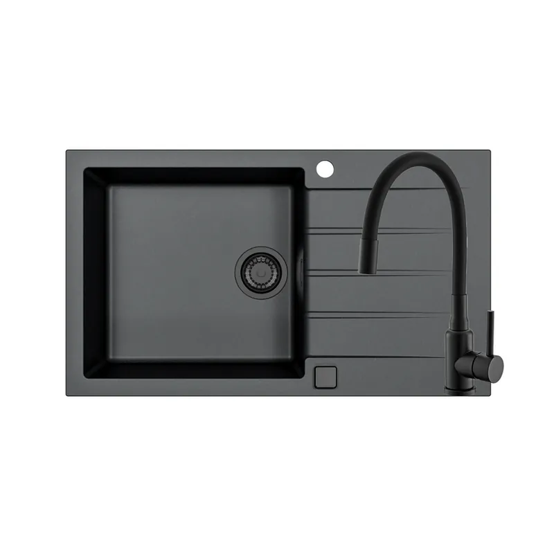 Set chiuveta Alveus Cadit 40 + baterie Flexa, negru Cumpără acum