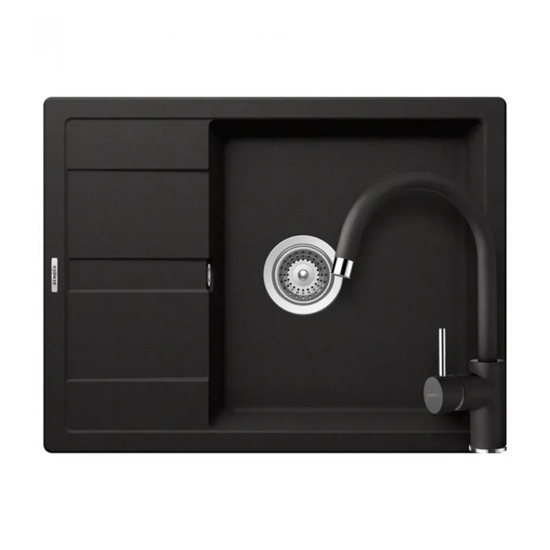 Cumpără acum Chiuveta Bucatarie De Granit - Schock RONDA D-100L + baterie PLUTOS