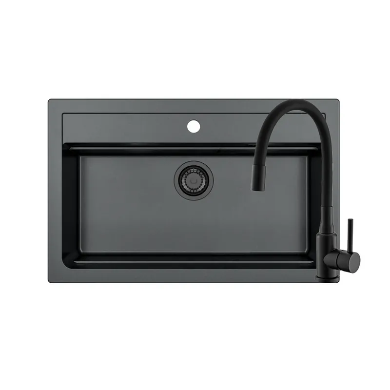 Noutate Set chiuveta Alveus Atrox 40 + baterie Flexa, negru