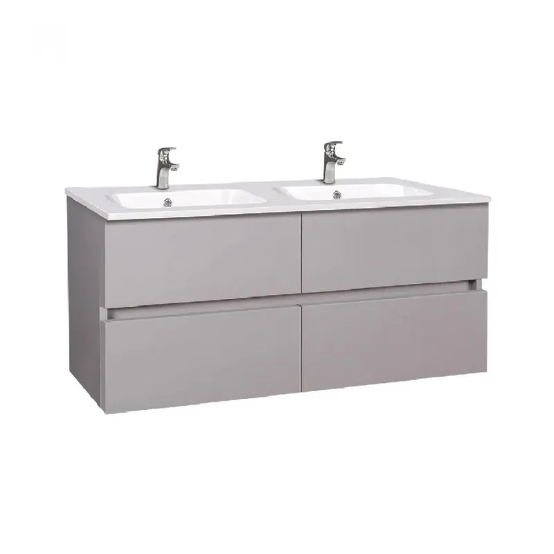 Set mobila baie Wellis Elois Grey 120 cm Livrare expres