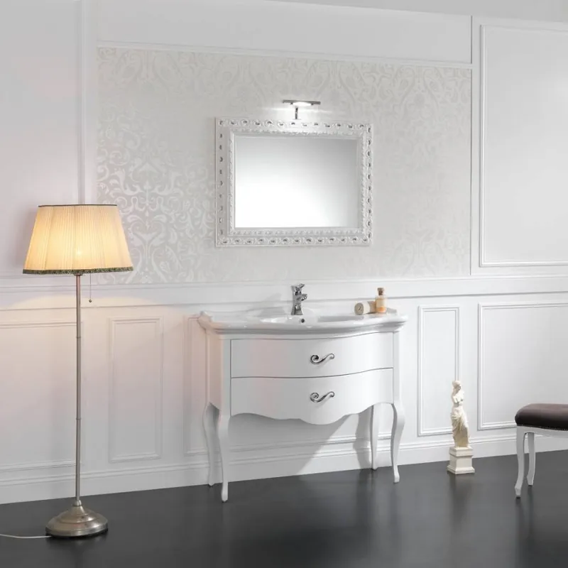 Mobilier de baie Mobiltesino Domus cu lavoar Aida, 108x85cm Super ofertă