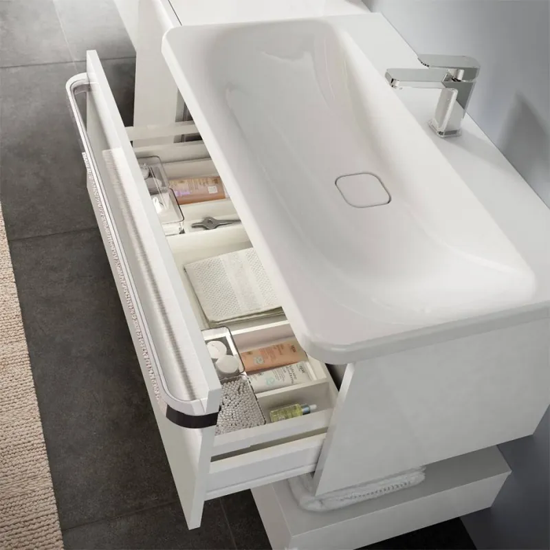Set mobilier Ideal Standard Tonic II, 80 cm, alb cu lavoar Ofertă de sezon