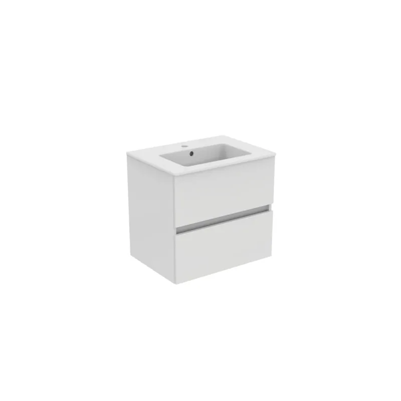 Ultima șansă Set mobilier suspendat Ideal Standard Eurovit + 60 cm cu lavoar Tempo, alb