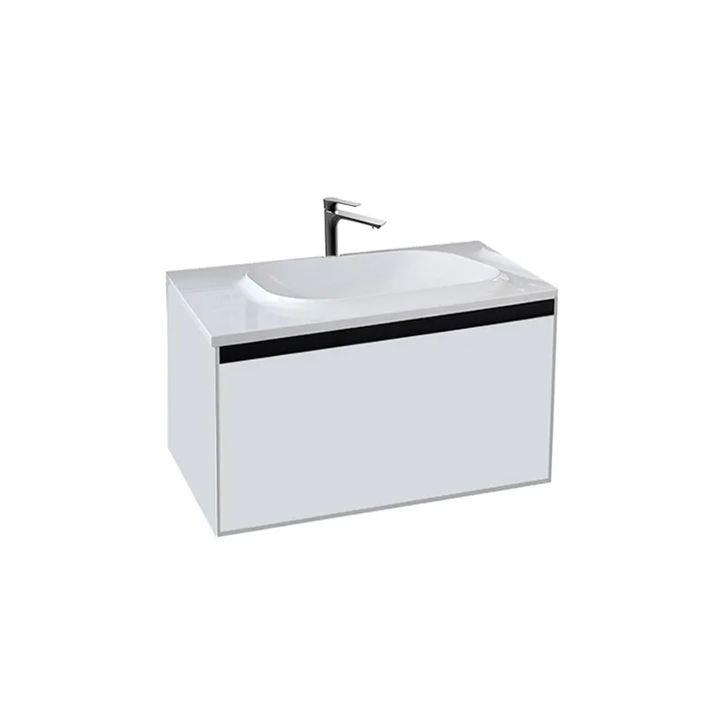 Set Mobilier Suspendat + Lavoar 100 cm Pandora Alb - KolpaSan Ofertă de sezon