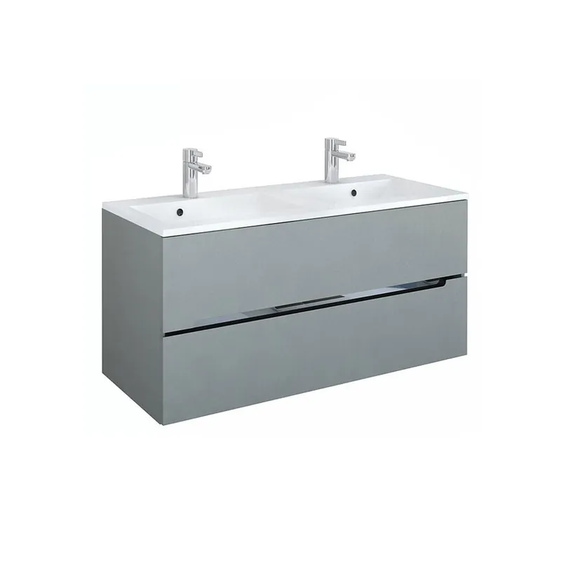 Mobilier suspendat Oristo Silver 120 cm, gri mat Disponibil imediat